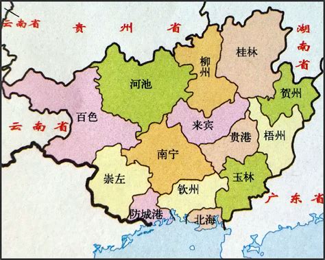 廣西 地圖|廣西省 (中華民國)